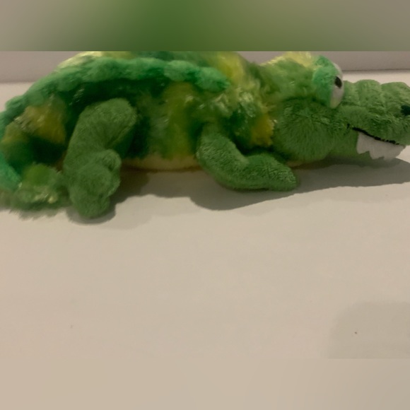 GANZ Webkinz Crocodile HM215 Stuffed Animal Plush Green 14" No Code Pre-owned - Picture 5 of 7